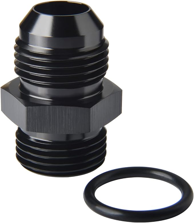 10AN Male Flare to 10AN ORB O-ring Boss Fuel Pump Rail Adapter Fitting Aluminum by Podavelle