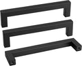 goldenwarm 60 Pack 6-1/4INCH Black Square Bar Cabinet Pull Drawer Handle by goldenwarm