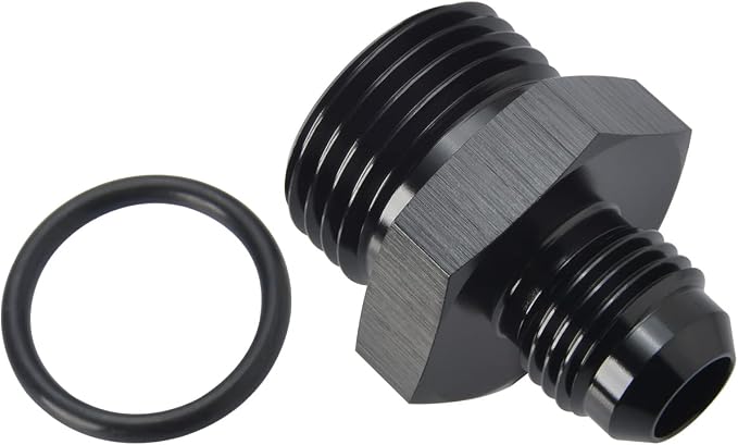 8AN Male Flare to 12AN 12 ORB O-ring Boss Fuel Rail Adapter Fitting Aluminum - Image 3