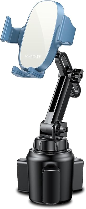 Miracase Cup Phone Holder for Car, Adjustable Long Neck Car Cup Holder Phone by Miracase