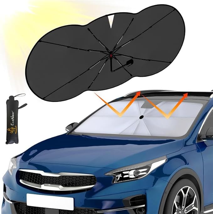EcoNour Car Windshield Sunshade Umbrella | Foldable Windshield Sun Shade Cover by EcoNour