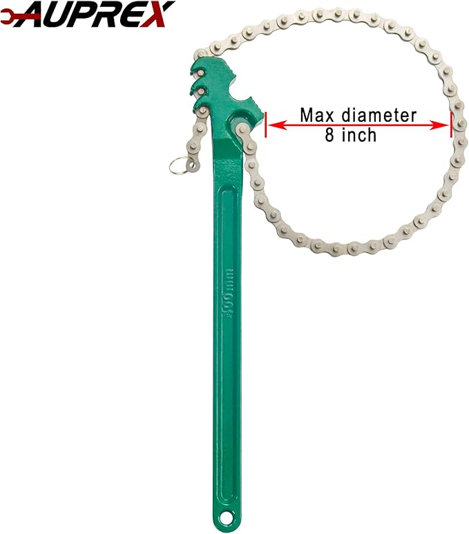 16 Inch Sturdy Adjustable Heavy Duty Ratcheting Chain Oil Filter Wrench - Image 6
