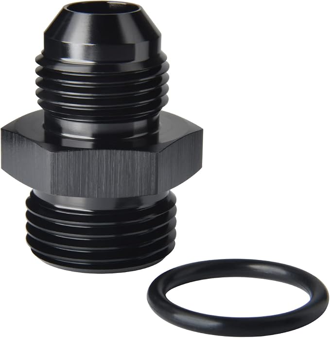 10AN Male Flare to 12AN ORB O-ring Boss Fuel Pump Rail Adapter Fitting Aluminum by Podavelle