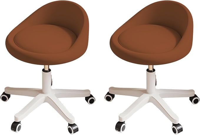 Rolling Stool Set of 2 Rolling Hydraulic Salon Stool by Walktory