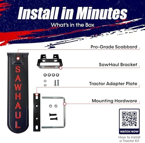 SawHaul Universal Tractor Chainsaw Holder - Image 6