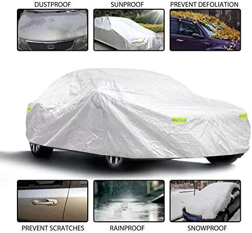 Sojoy Car Covers All Weather Waterproof Car Covers Soft Aluminum Car Cover - Image 3