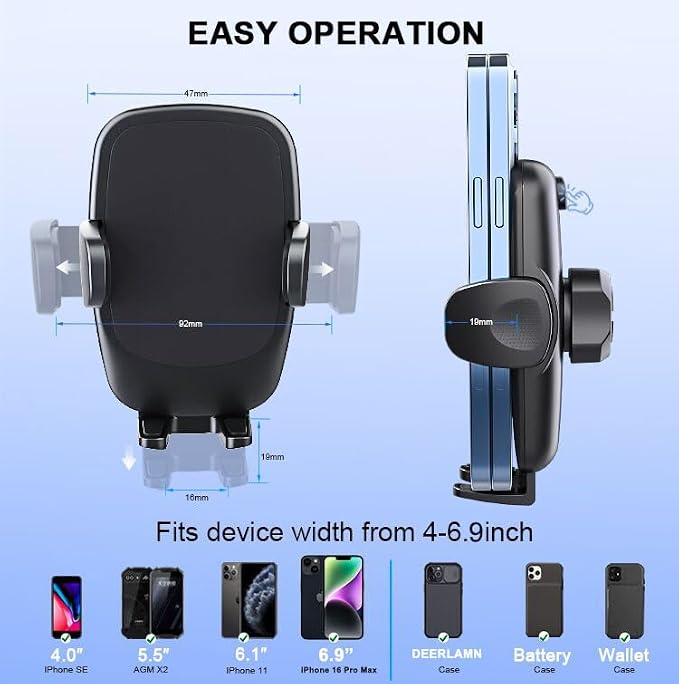DEERLAMN Car Phone Holder, Phone Mount - Image 5