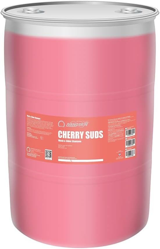 Nanoskin CHERRY SUDS Foaming Car Wash Shampoo 30 Gallons- Works by Nanoskin