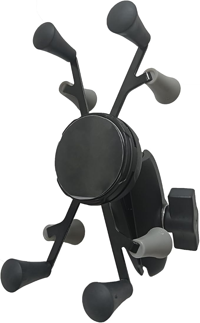 Strg Phone Holder with Composite Double Socket Arm Compatible with RAM B Size by Strg
