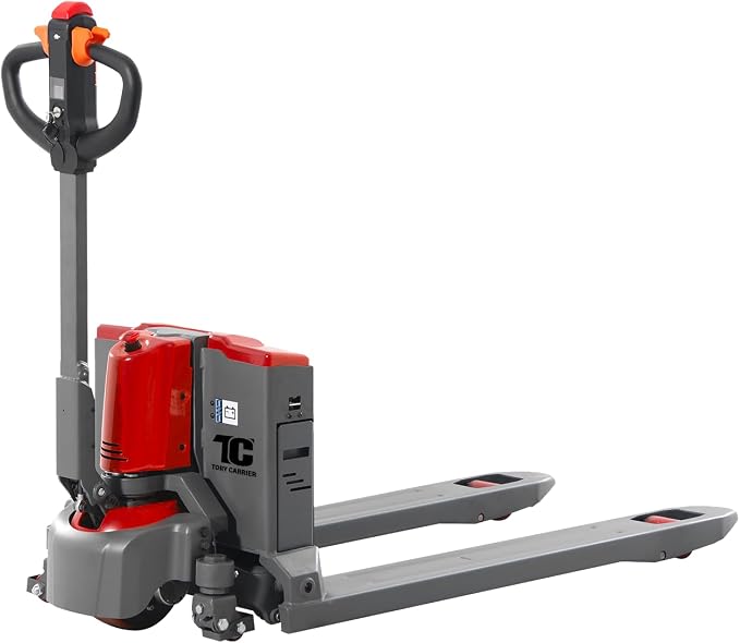 Tory Carrier Full Electric Power Pallet Jack Truck 4400lb Cap. 48" x 27" Fork by TTORYCARRIER