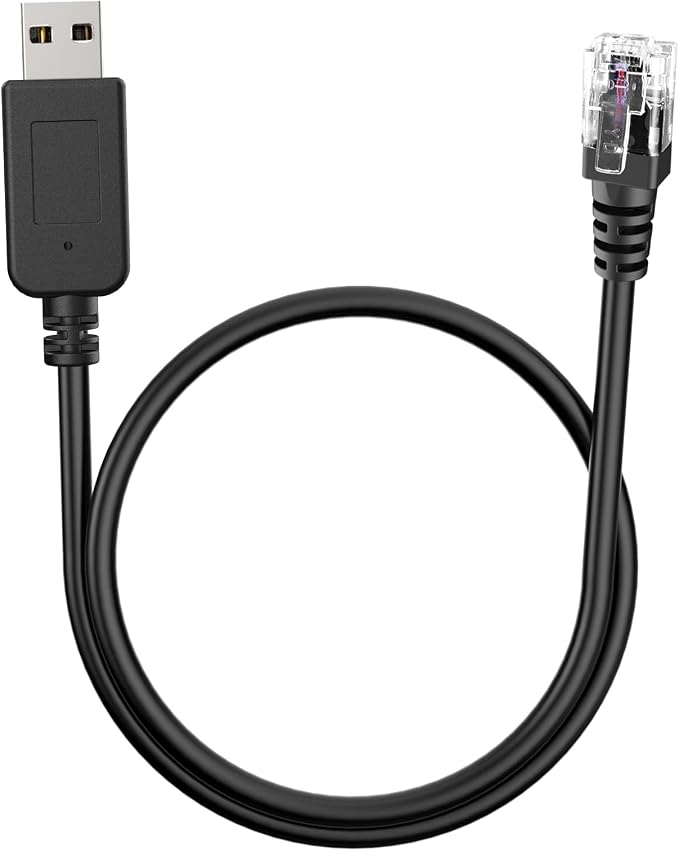 Radar Detector Cord, USB to RJ11 Plug Cable, by Jsvecip