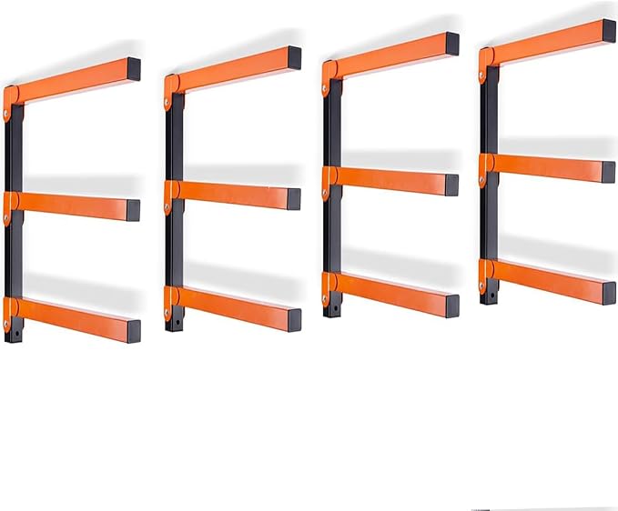 ​Lumber Storage Rack Metal Shelf Brackets, Sturdy Multipurpose Racking by Unknown