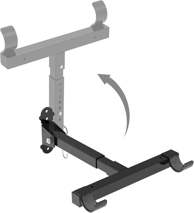 Bike Wall Mount, Horizontal Bicycle Indoor Storage Rack Foldable and Extendable by Yehchi