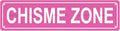 CHISME ZONE Space Metal Tin Street Sign Bar Cafe Garage Cave Home Room Wall by Unknown