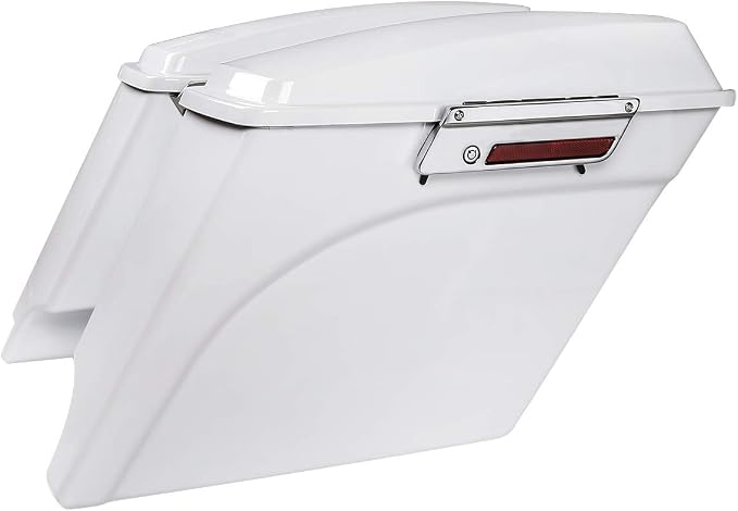 XFMT Motorcycle Stretched Saddlebags 5" Extended Hard Saddle Bags - Image 2