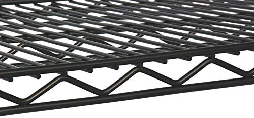 Omega 12" Deep x 30" Wide x 96" High 3 Tier Black Starter Shelving Unit - Image 2