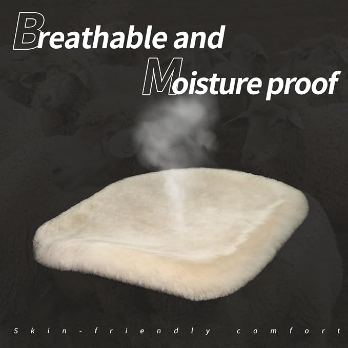 LLB Genuine Sheepskin Car Seat Cushion Seat Covers - Image 5