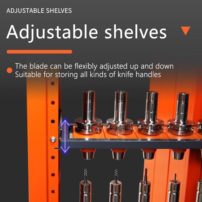 CNC Tool Holder Vertical Drawer Cabinet, Large Capacity CNC Tool Storage Cabinet - Image 5