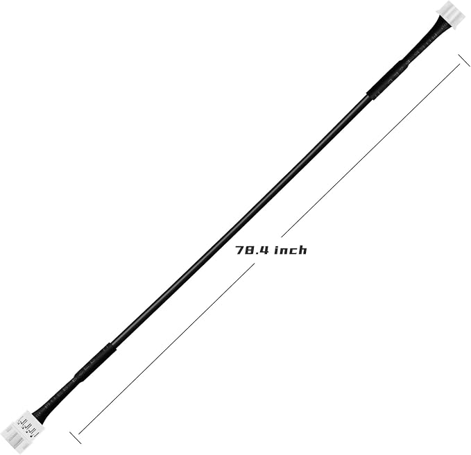 Acrylic Interior Car LED Strip Light Extension Wire 78.7inch, which fit - Image 2