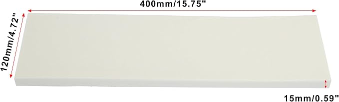 X AUTOHAUX 400x120x15mm 2pcs Car Garage Wall Guard Door Bumper Protector Anti - Image 3