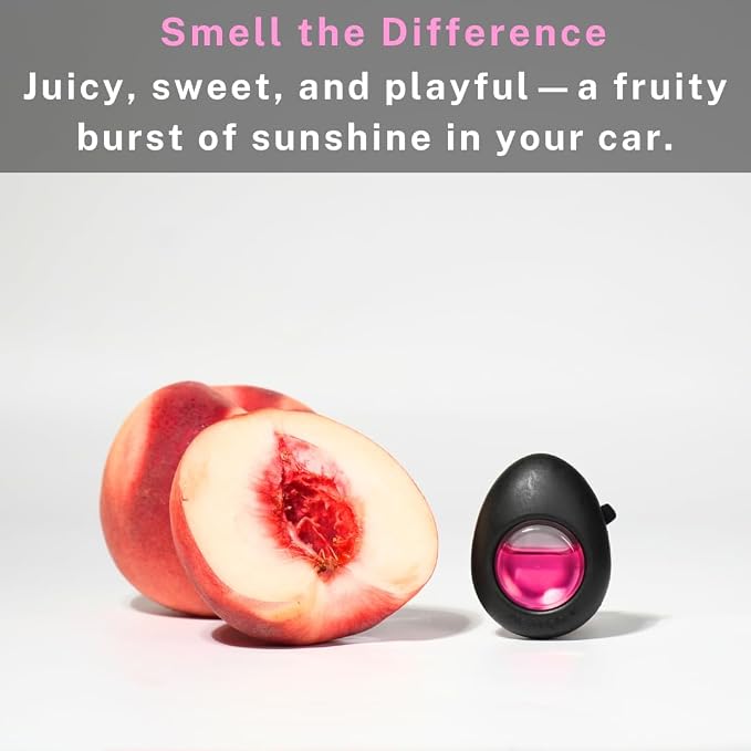 Air Jungles Car Air Freshener Vent Clip 3 Count, Honey Peach Scent, 4 ml Each - Image 2
