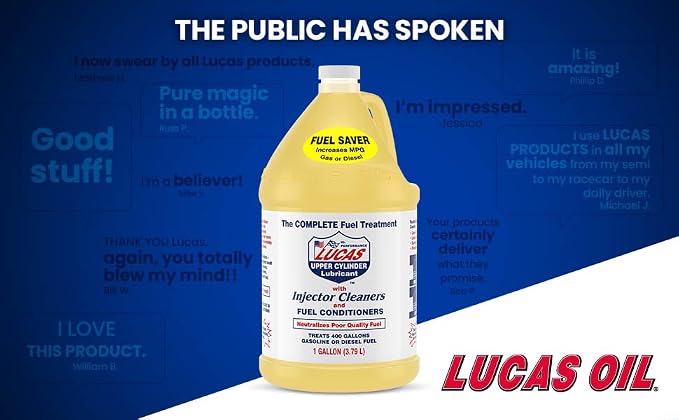 Lucas Oil Fuel Additive, Upper Cylinder Lube, System Cleaner, 1 gal Jug - Image 5