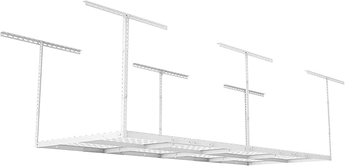 Heavy Duty Overhead Garage Storage Rack, Adjustable Organization System by GUDESEN