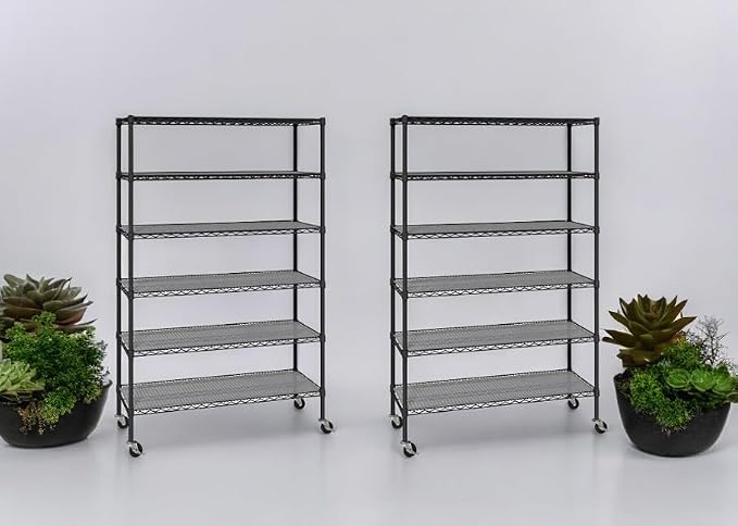 Organize in Style with The Members Mark 6-Tier NSF Heavy Duty Wire Shelving - Image 4