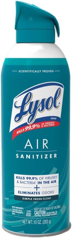 Lysol Air Sanitizer Spray, For Air Sanitization and Odor Elimination, Simple - Image 3