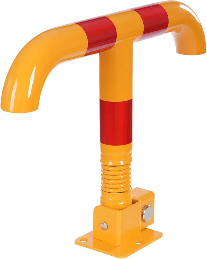 Parking Post and Base With Lock, T Shaped Parking Blocker Barriers Post Parking by LOYALHEARTD