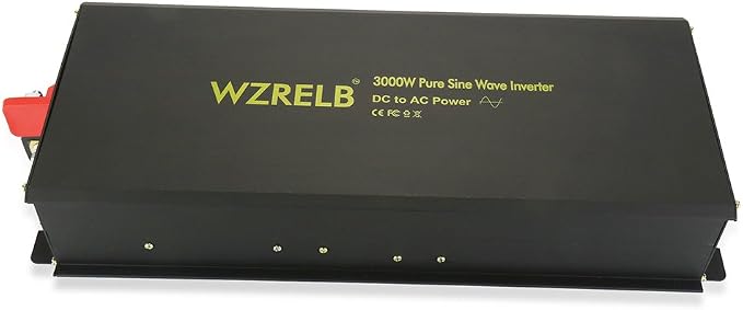 WZRELB Power Inverter 3000W Pure Sine Wave Inverter 24V 120V Dc AC Converter - Image 6