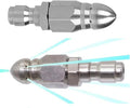 Pressure Washer Sewer Jetter Nozzle by MIZORLIE