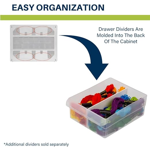 Akro-Mils 24-Drawer Plastic Drawer Storage Cabinet - Image 6