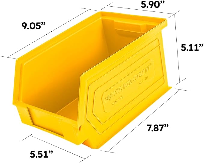 Plastic Storage Bins, Storage Organizer Bin - Image 2