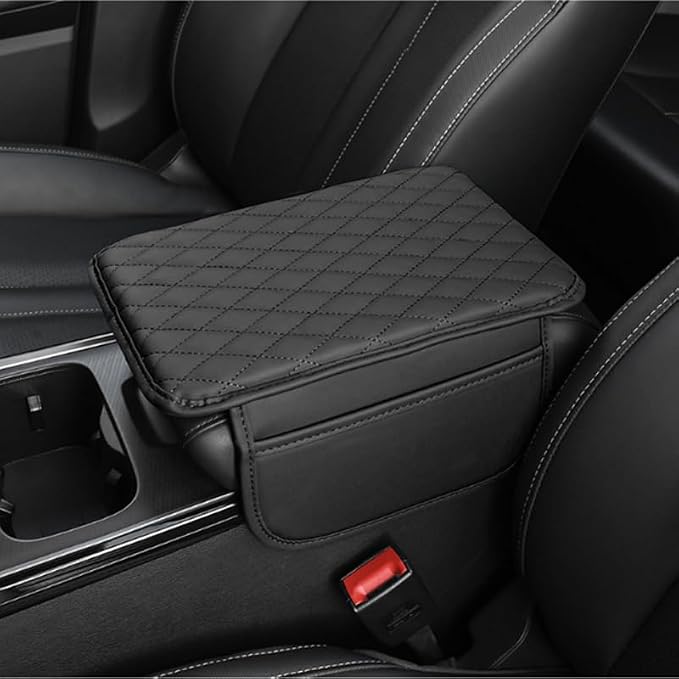 Memory Cotton Leather Car Armrest Box Pad, 2025 New Universal Style Memory by Coloday