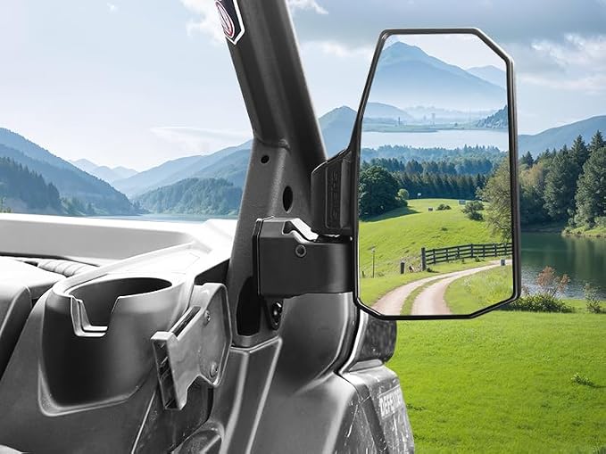 Defender Side Mirrors, The Spring Back Feature Allows Easy Reset After Fold - Image 7