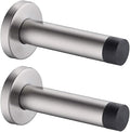 JQK Door Stopper, 304 Stainless Steel Thicken 1mm Sound Dampening Door Stop by Homeimprovement