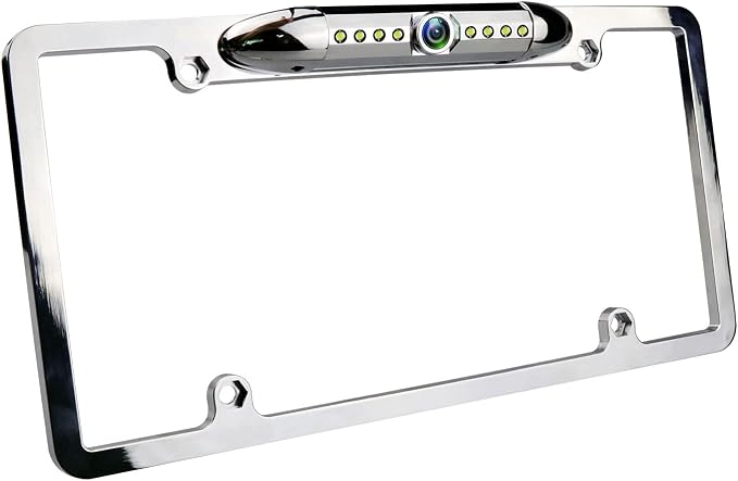 License Plate Backup Camera, JPP Front/Rear View Camera 170° Viewing Angle by JPP