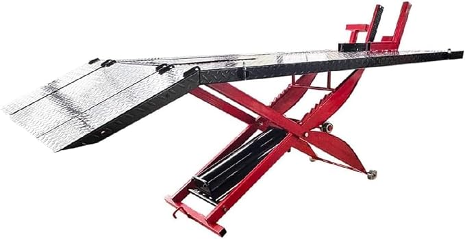 Motorcycle Lift ATV 1000 lbs Pedal Side Extension Motorcycle Lift Table - Image 2