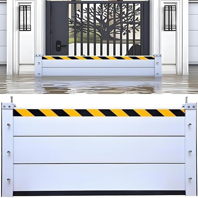 Flood Barriers for Home Exterior, Aluminum Alloy Outdoor Garage Doors Water by Unknown