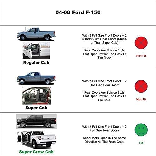 4pcs Shatterproof Rainproof Sun Rain Guards Shield Side Window Wind Deflectors - Image 4