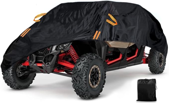 Waterproof UTV Cover, Heavy Duty Black Oxford Cloth All-Weather Protection UTV by Hopeeverycustomercanbesatisfiedwithourproductsandservices
