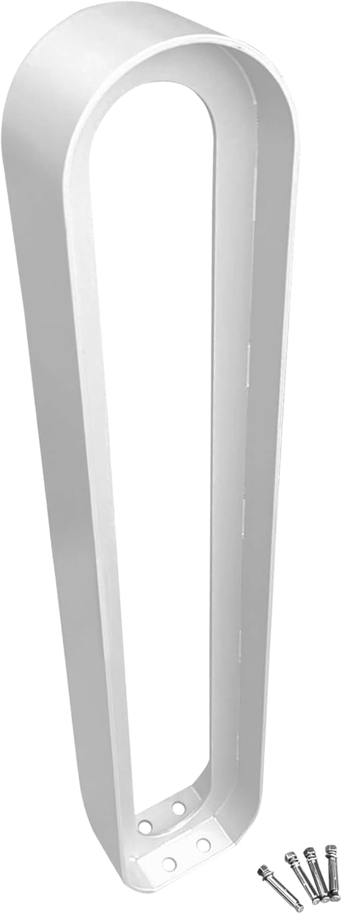 Sandbaggy Modern Commercial Bike Rack | 6.5” x 3” x 35” Oval Design | In-Ground by Sandbaggy