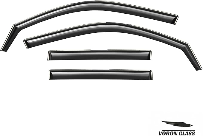 Voron Glass in-Channel Extra Durable Rain Guards - Image 7