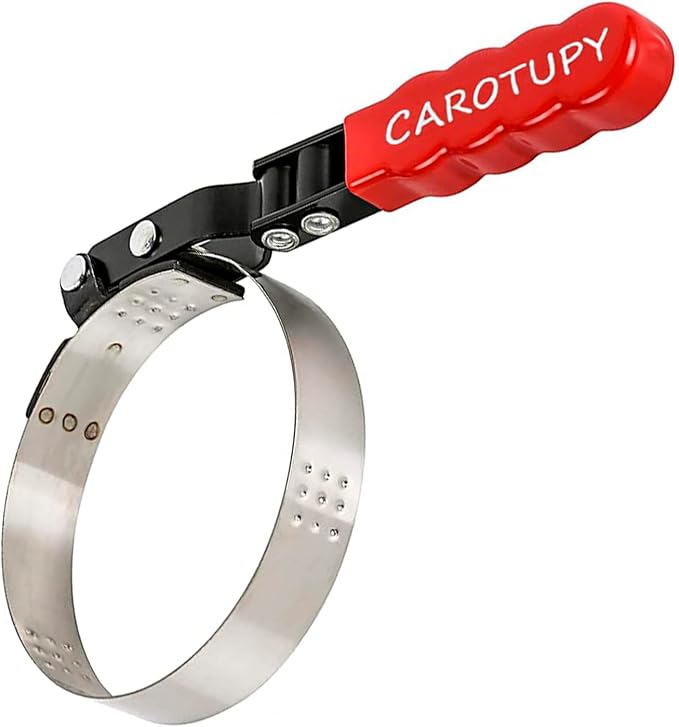 Medium Oil Filter Wrench, Oil Filter Removal Tool Adjustable from 3-5/6" to by CAROTUPY
