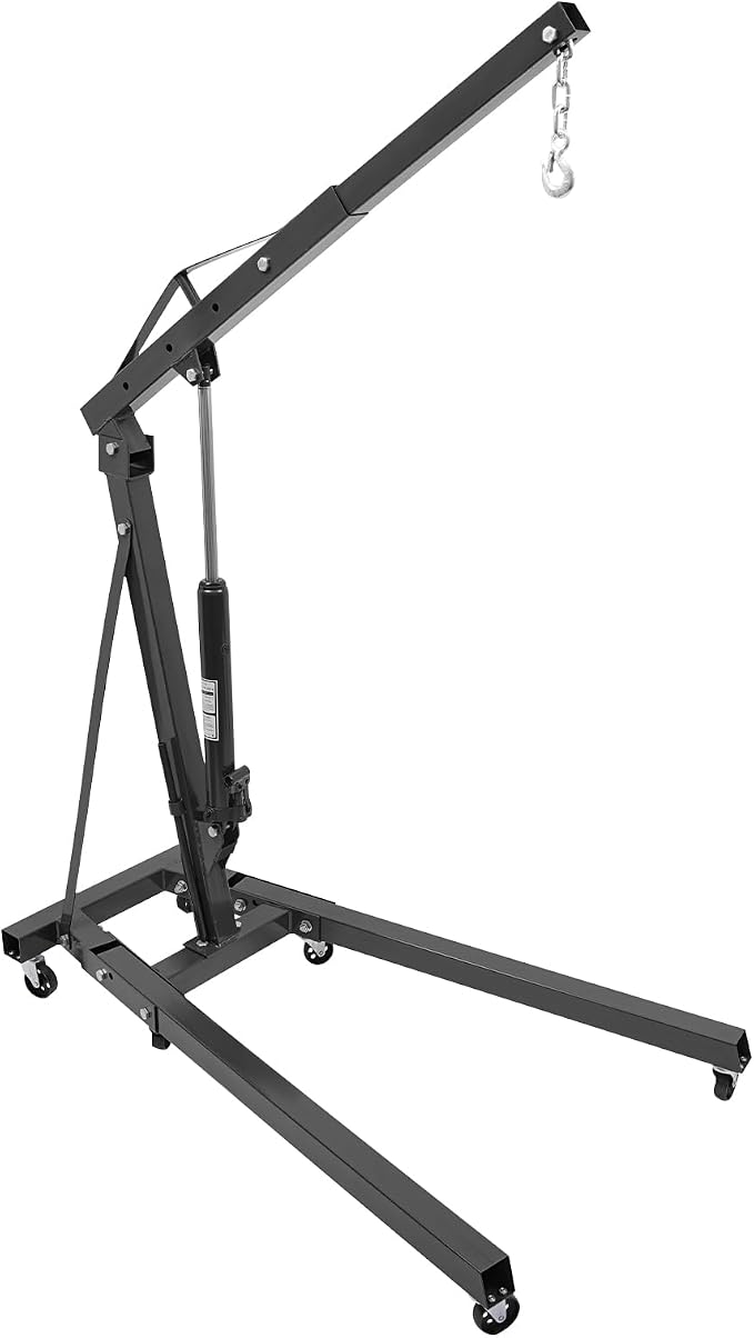 LOYALHEARTDY 1 Ton Hydraulic Engine Hoist, Folding Engine Lift - Image 4