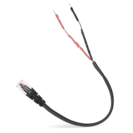 1PC RJ11 Replacement Mirror Wire Power Cord by Sousery