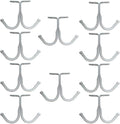 haowei Double Prong Ceiling Hook, WhaGaay 10 Pcs Towel/Robe/Coat Clothes Hook by haowei