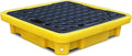 Drum Containment Spill Pallet, Industrial Nestable Oil Drums Leak-Proof Tray by PFCDZDU