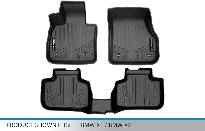 SMARTLINER All Weather Custom Fit Floor Mats 2 Row Liner Set Compatible - Image 5